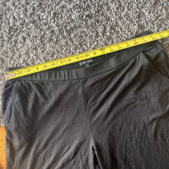 Eileen Fisher Black Wide Leg Pants Size Large - Picture 7 of 16